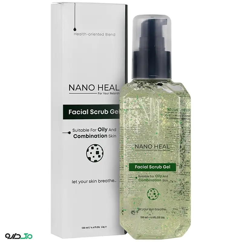 ژل اسکراب دار پوست چرب و مختلط نانوهیل